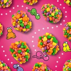 NERDS Rainbow Gummy Clusters Candy, Crunchy and Chewy, 18.5 oz Bag