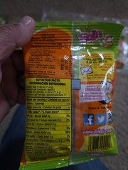 3x Bags Hola saladitos (salted apricot) lemon flavored 1.2oz bag Mexican candy