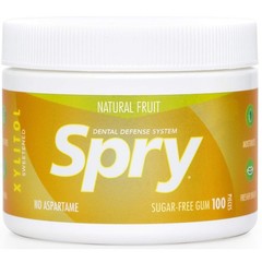 Xylitol Chewing Gum, Fresh Fruit Flavor – 100 Ct (Pack of 6)