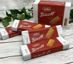 Lotus Biscoff European Biscuit Cookies Box w/4 Packs-128 Cookies – 35.2 oz Fresh