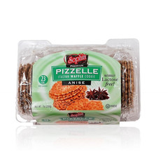 SOPHIA Wafers Cookie Crispy PIZZELLE CHOCOLATE & Anise Flavor ❗Lactose free❗