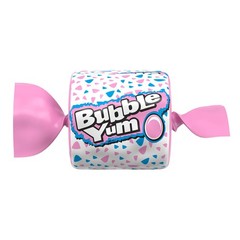 BUBBLE YUM Original Flavored Chewy, Bubble Gum 1 Count (Pack of 1), Multi