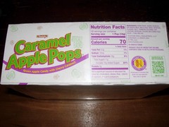 Caramel Apple Pops, Green Apple Candy With Chewy Caramel, 48 Count Box