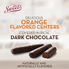 Kosher Certified Dark Chocolate Fruit Flavored Sticks – Pack of 2, 10.5oz