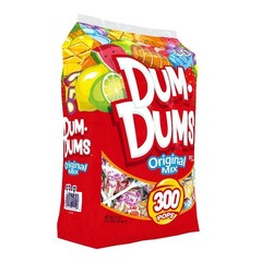 Assorted Fruit Flavor Lollis Hard Candy Party Bag 300 Count 51 oz
