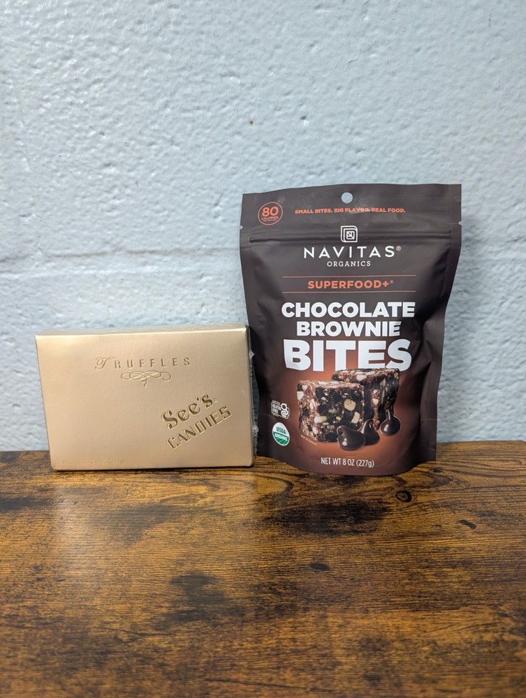 Navitas Organics Superfood+ Chocolate Brownie Bites USDA Organic 8 oz Bag