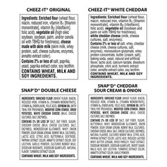 Cheez-It Cheese Crackers Baked Snack Crackers Lunch Snacks Variety Pack 42 Packs