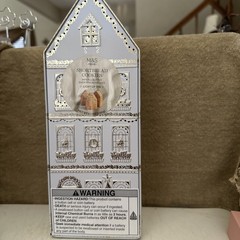 M&S Shortbread Light Up House Tin 230g –Scottish Butter Cookies Gift, EXP 8/2026
