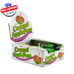 Tootsie Caramel Apple Pops – Bulk, Classic Green Apple Lollipops