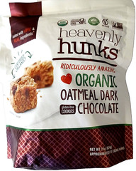 Heavenly Hunks ORGANIC Oatmeal Dark Chocolate Cookies 22 oz EXP 09/2025