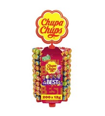 Chupa Chups Lollipop on Wheel Stand with 200 Lollis Display for Candy Bar Office