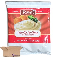 Royal Vanilla Pudding & Pie Filling Instant No Bake Mix Value Pack | 28 Ounce