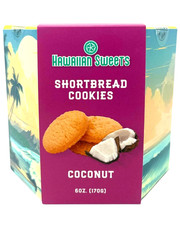 Hawaiian Sweets Shortbread Cookies Coconut 6 oz