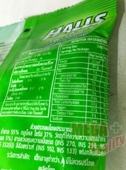 HALLS Fruit Spark Center Filled Candy Fresh Lime Flavored Candy 100 Pieces 280g.