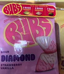 Bubs Swedish Candy in Sealed gift box 6 bags each 5.5oz. Banana + Straw/van TFr
