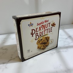 Sophie Mae Handmade Peanut Brittle, Nostalgic Candy, Giftable 4 Oz, 3 Boxes