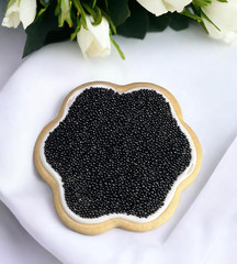 BLACK NONPAREILS- Dairy Free, Gluten Free, Egg Free, Vegan, Soy Free, Nuts Free,