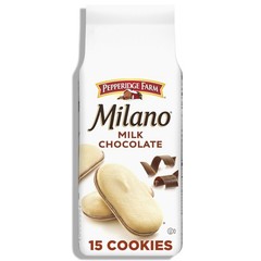 Pepperidge Farm Milano Milk Chocolate Cookies, 6 6 Ounce (Pack of 1), brown