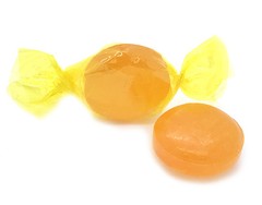 SweetGourmet Arcor Butterscotch Buttons Yellow Wrap 2 pounds FREE SHIPPING
