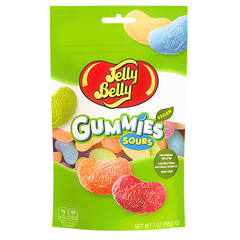 Jelly Belly Gummy Sours 7 oz Bag Vegan Sour Gummy Candy Non GMO