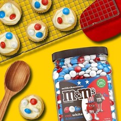 M&M’s Patriotic Mix Milk Chocolate Candy, 62 oz.