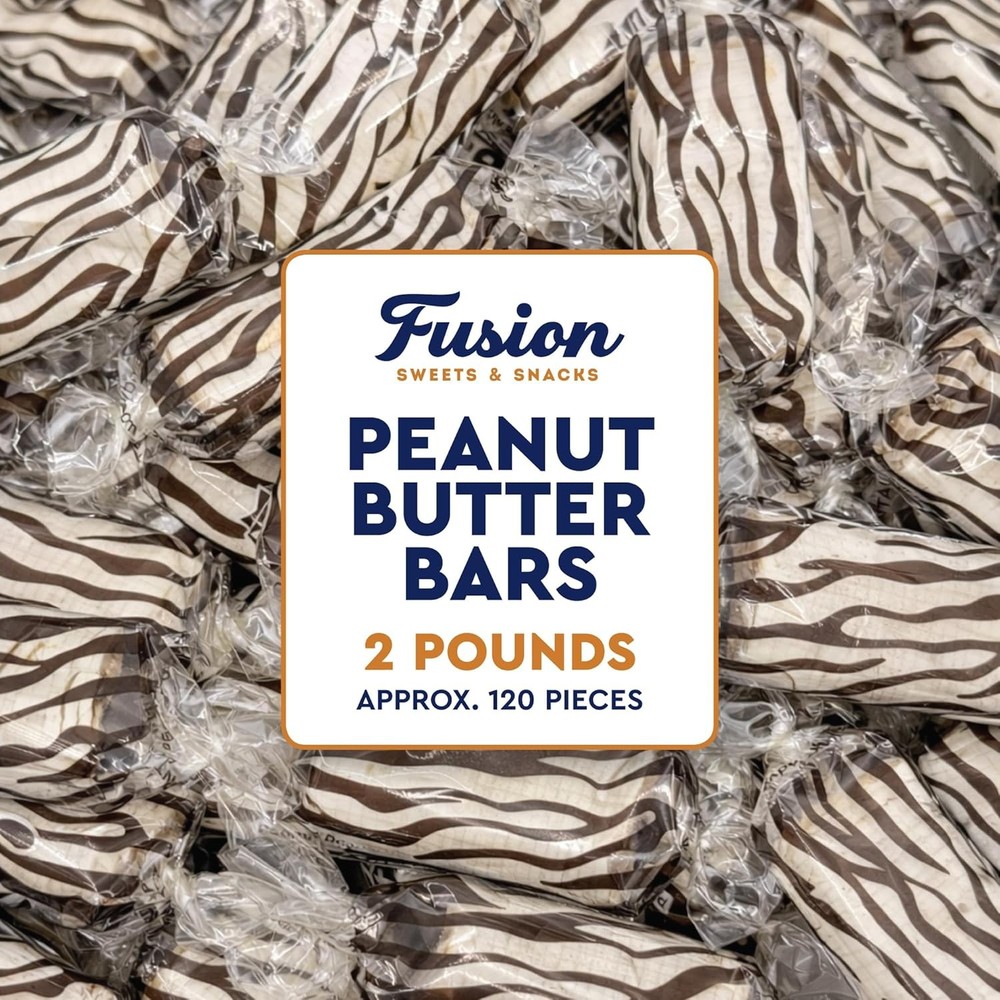 Peanut Butter Candy Bars 2 Pounds Approx 120 Pieces Peanut Butter Treats