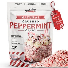 Versatile 19 OZ Crushed Peppermint Pieces – Perfect for Baking & Holiday Gifts