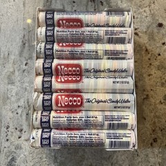 Necco Wafers Candy 24 Pack 2 Ounce Rolls Each The Original Candy Wafer NIB New