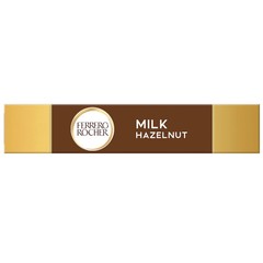 2 Pack Ferrero Rocher Chocolate Bar Milk Chocolate Hazelnut 3.1oz Each
