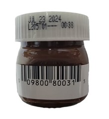 2 Nutella Mini Crystal Jar 1.05oz (30g) Made In Italy Hazelnut Spread With Cocoa