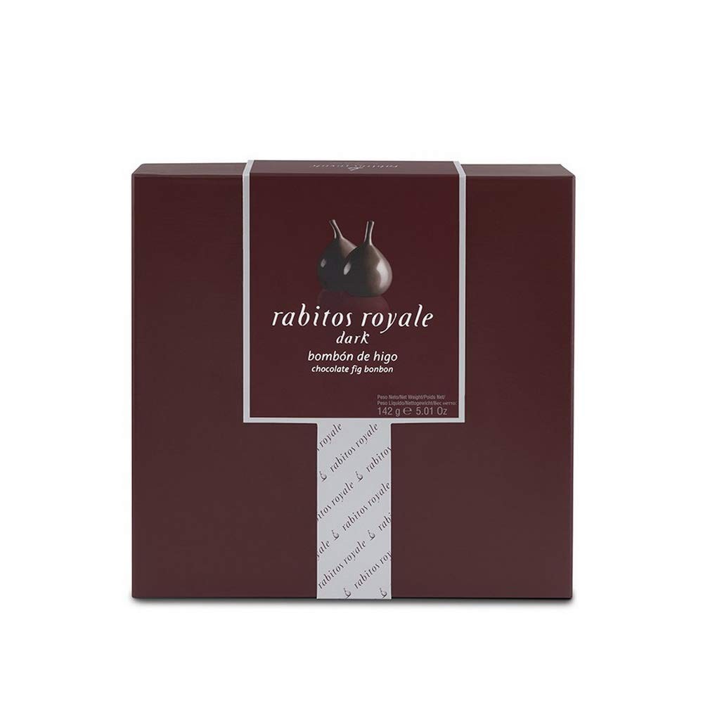 Chocolate Fig Bonbons, Rabitos Royale 8 pcs. 8 Count (Pack of 1)