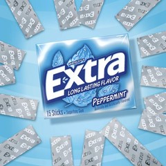 Peppermint Sugarfree Gum 15 Count (Pack of 10) – 15 20), Blue