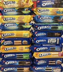 NABISCO OREO CHOCOLATE GOLDEN THINS VARIETY FLAVORED SANDWICH COOKIES LIMITED