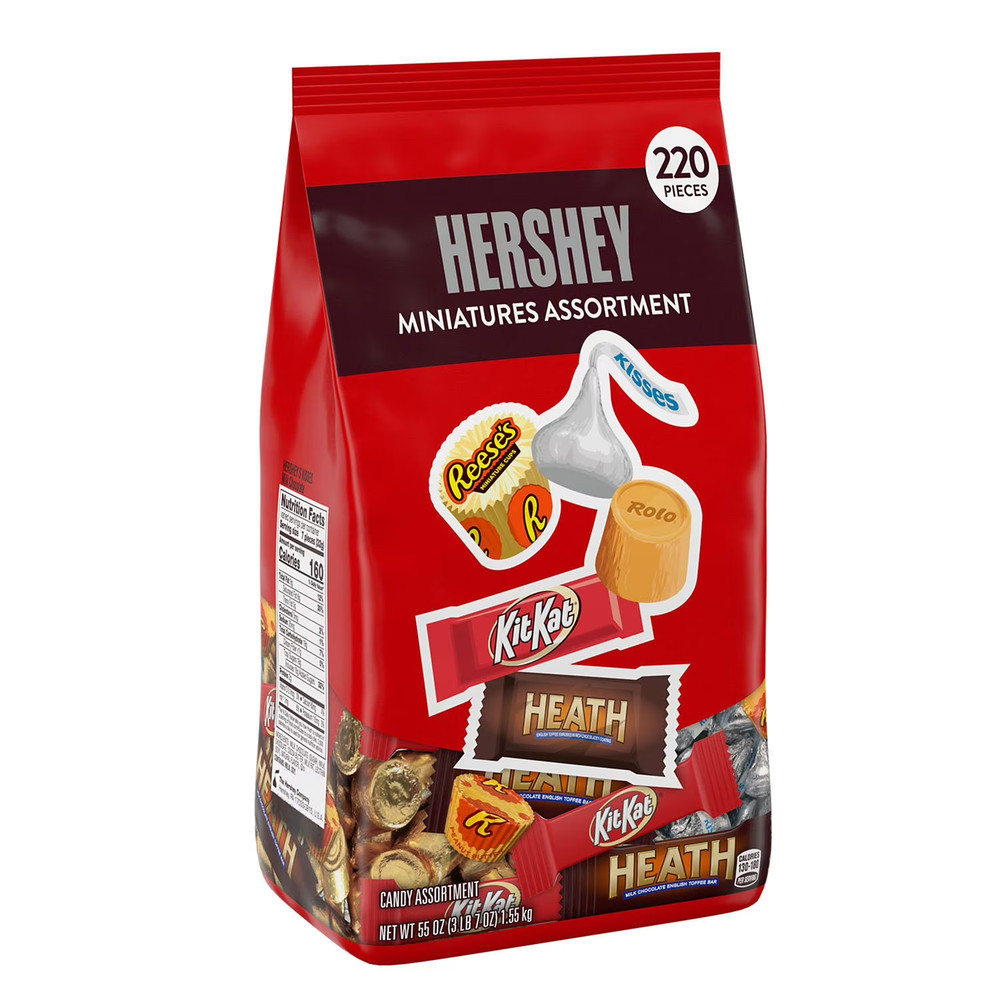 Hershey’s Minis Variety Pack Chocolate Candy 220 Pcs Free Shipping