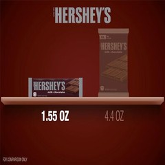 HERSHEY’S Milk Chocolate Candy Bars 1.55 Ounce Pack of 36 Bulk Sweet Treats