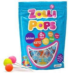 Zollipops Clean Teeth Lollipops, 25 Count (Pack of 1), Natural Fruit Variety