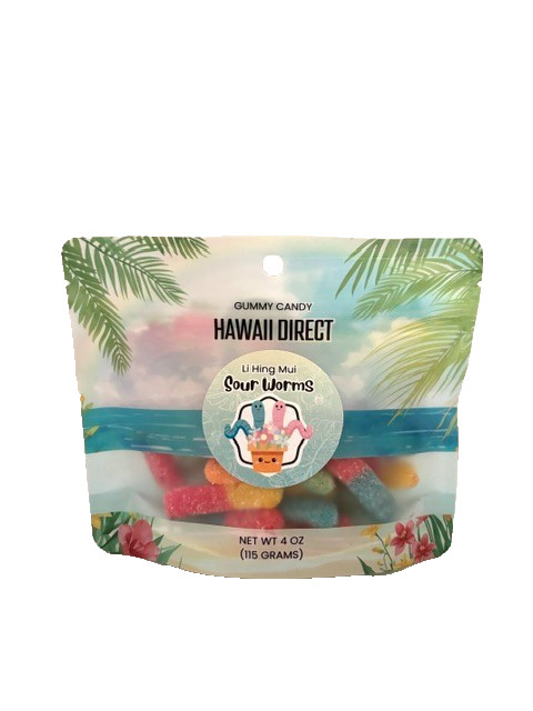 Li Hing Mui Gummy Candy Hawaii Direct Local Favorite 4 oz NOMS Enjoy Gummies