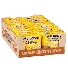 Instant Noodles Creamy Chicken Flavor 3 Ounce 24 Pack for Fast Satisfying Meals