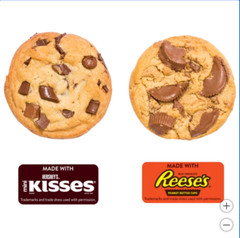 David’s Cookies Decadent Triple Chocolate Hershey’s Kisses,Reese’s Peanut Butter