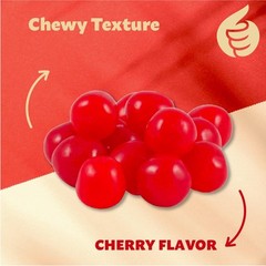 Cherry Sours | 2-Pound Pack | Chewy Sweets | Old-Fashioned Delights