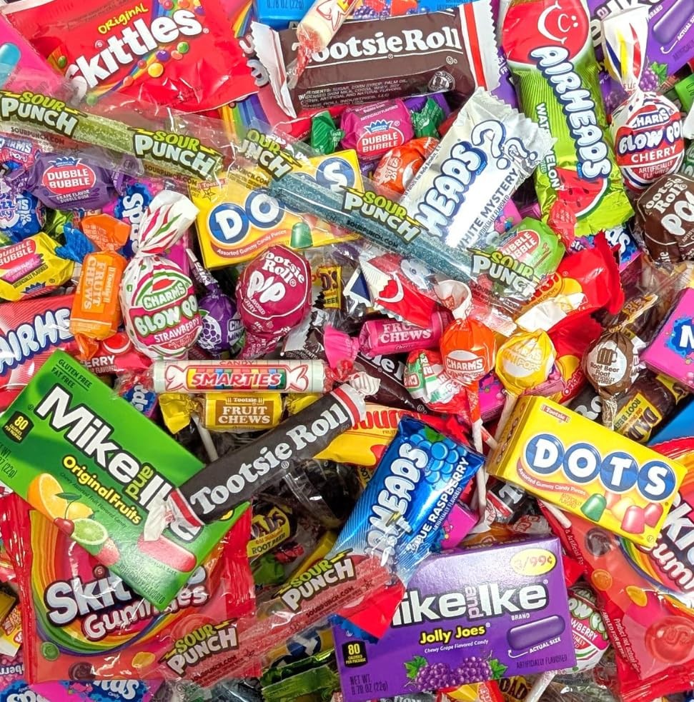 Ultimate Name Brand Candy Variety Pack – 2 lb Bulk Candy Individually Wrapped –