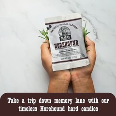 Claeys Horehound Hard Candy, 6 oz, Pack of 3