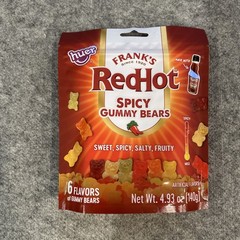Frank’s RedHot Spicy Gummy Bears by Huer Limited Edition Red Hot 4.93oz