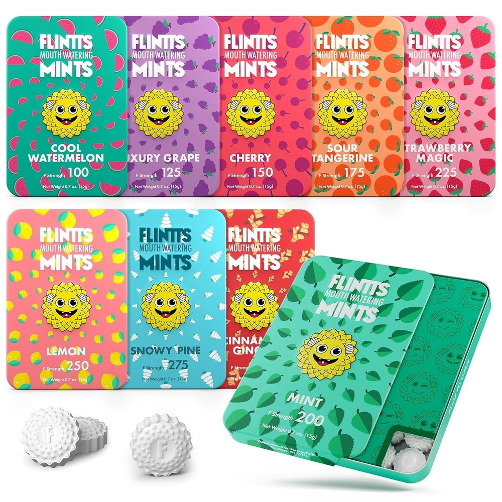 Flintts Mints Full House – Sugar Free 28 Count (Pack of 9), Multiple