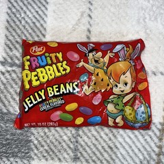Post 4 oz. FRUITY PEBBLES Cereal Flavored Jelly Beans Limited Time * BB 3/2026 *