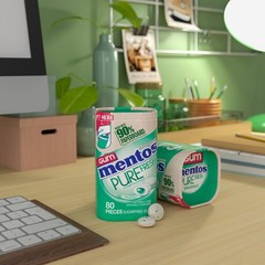 Pure Fresh Sugar-Free Spearmint Gum in Recyclable Bottle – Perfect for All Ages