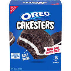 Oreo Cakesters Soft Snack Cakes 5 Packs 2.02oz Chocolate Creme Snack pack of 3