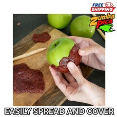 Zumba Pica Forritos de Manzana Mexican Candy Chamoy Caramel Apple Sweet
