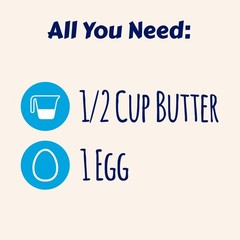 Chocolate Chip Cookie Baking Mix 17.5 oz Two Pack Easy Bake Homemade Cookies