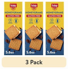 (3 pack) Schar Gluten Free Honeygrams, Honey Cookies, 5.6 oz, 3 Count
